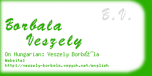 borbala veszely business card